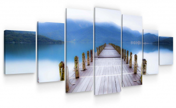 Set Tablou DualView Startonight Ponton 7 piese luminos in intuneric 100 x 240 cm 