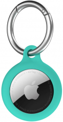 Husa de protectie din silicon NEXT ONE Secure Key Clip pentru AirTag Mint 