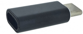 Adaptor Maxlife 94076 de la port tip lightning mama la USB-C tata in blister negru 