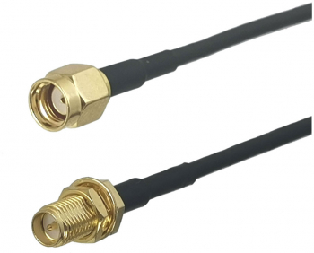 Cablu coaxial RF pigtail RP-SMA F RP-SMA M 10m pentru prelungire cablu antena GSM 3G 4G GPS WIFI LORA 
