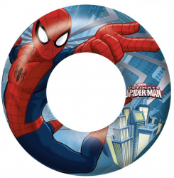 Colac gonflabil Spiderman pentru copii Dimensiune 56 cm Multicolor JMB-BBL5515 