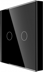 Telecomanda cu Touch Screen si 2 Canale RF433 LUXION Negru 