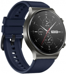 Curea din silicon pentru Huawei Watch GT / GT2 / GT2 PRO 46 mm Bleumarin MON-BBL5616 