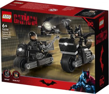 LEGO Super Heroes - Urmarirea cu motocicleta Batman si Selina Kyle - 149 piese 