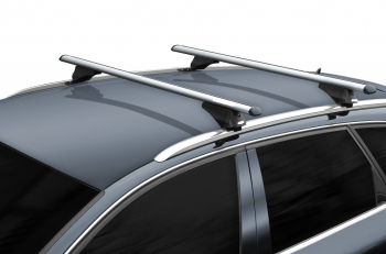 Bara / Set 2 bare portbagaj cu cheie VOLVO XC60 II 2017-prezent - ALUMINIU - 003B120 