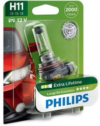 Bec auto Philips H11 LongLife EcoVision 12V 55W 