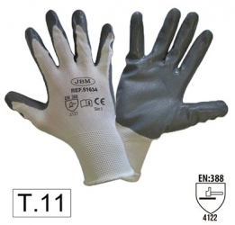 Manusi De Lucru Cu Palma Intarita De Nitril Marime T.11 JBM 