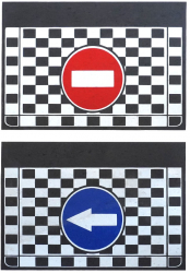 Set 2 Buc Aparatori Noroi 3D Camion 40X45 CM 
