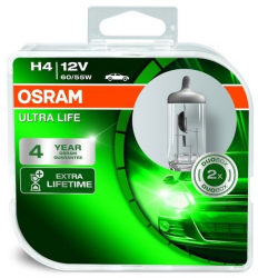 Set 2 buc Bec H4 ULTRA LIFE Osram 12V 60/55W 