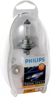 Set Becuri Auto de Rezerva H7 P21W PY21W P21/5W W5W Philips EasyKit 12V 