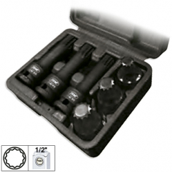 Set De 6 Tubulare XZN De 1/2 De Impact 