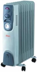 Calorifer Electric Timer 9 Elementi 2000w 3 Trepte De Putere 800/1200/2000w Sistem De Siguranta Design Ergonomic Gri 