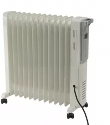 Radiator Cu Ulei Putere 2500 W 3 Trepte 13 Elementi Termostat Ecran Digital Protectie Supraincalzire Si Rasturnare Alimentare 230 V/ 50 Hz 