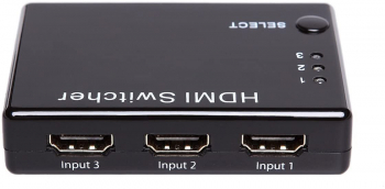 Switch 3 porturi HDMI cu telecomanda 3x HDMI input 1x HDMI output compatibil cu HD-DVD sky-HD STV PS3 Xbox360 