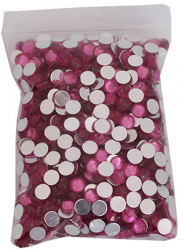 Pietre acrilice decorative 6 mm 35 g Fuchsia Vivo 