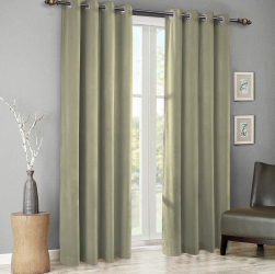Draperie din catifea cu inele albe Madison 150x255 cm densitate 700 g/ml Hazel Wood 1 buc 