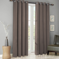 Draperie din catifea cu inele albe Madison 200x260 cm densitate 700 g/ml Harbor gray 1 buc 