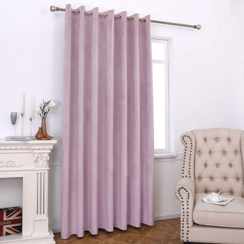 Draperie din catifea cu inele albe Madison 150x230 cm densitate 700 g/ml Periwinkle 1 buc 