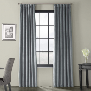 Draperie din catifea cu rejansa din bumbac tip fagure Madison 250x210 cm densitate 700 g/ml Shadow 1 buc 