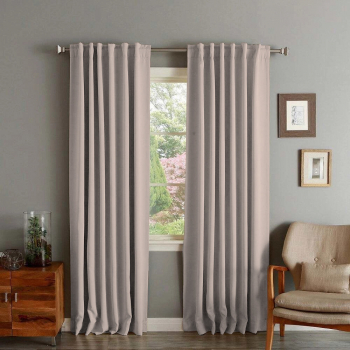 Draperie din catifea cu rejansa transparenta cu ate pentru galerie Madison 200x220 cm densitate 700 g/ml Lemonade pink 1 buc 