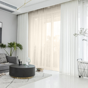 Perdea tesatura in cu rejansa tip creion Monaco Madison 900x190 cm Crem 