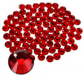 Set strasuri acrilice 1mm Deep Red 