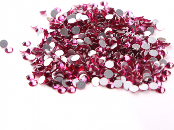 Set strasuri acrilice 1mm Fuchsia 