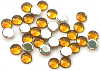 Set strasuri acrilice 1mm Gold 