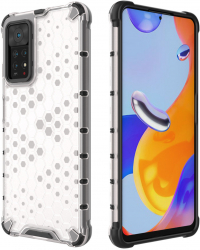 Husa compatibila cu Xiaomi Redmi Note 11si Redmi Note 11s model Honeycomb Armor Transparent SOHO5414 