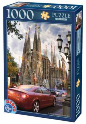 PUZZLE 1000 - LOCURI CELEBRE - LA SAGRADA FAMILIA - BARCELONA - SPANIA - 64288-06 