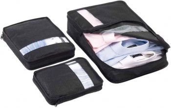 Set 3 accesorii de organizare bagaje Vivo EFG1023 negru