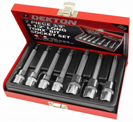 Set de biti Torx 1/2 - 3/8 Dekton 7 bucati DT85150 
