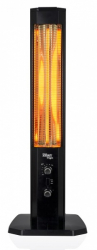 Radiator infrarosu Zilan ZLN3123 protectie rasturnare 1800W 2 trepte de putere Negru 
