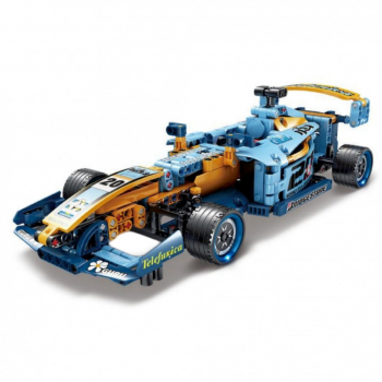 Set de constructie Blue Race Machine 