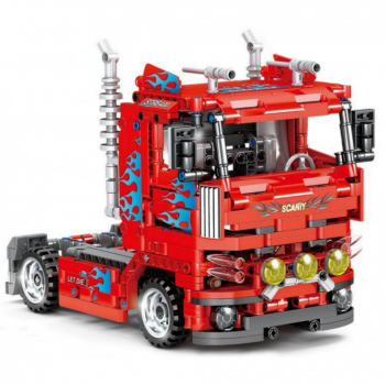 Set de constructie Red Truck Machine 