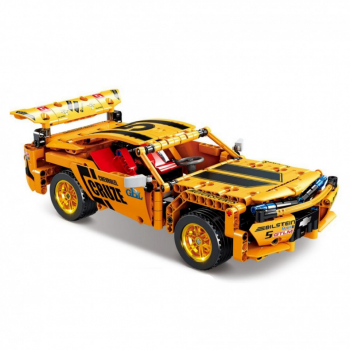 Set de constructie Yellow Race Machine 