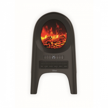 Aeroterma ceramica tip semineu Zilan ZLN5664 2000W telecomanda Negru 