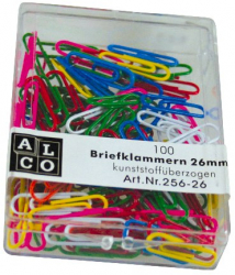 Agrafe Colorate 26 Mm 100/cutie Alco - Asortate 