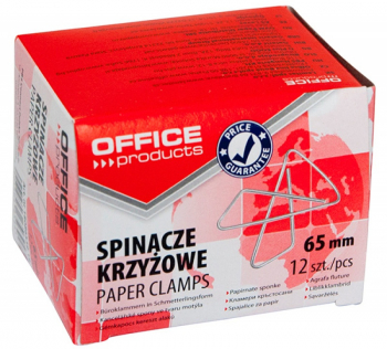 Agrafe Cromate Tip Fluture 65 Mm 12/cutie Office Products 