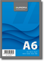Blocnotes Capsat A6 100 File - 60g/mp Microperforatii Aurora Office - Matematica 