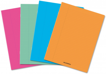 Caiet A5 36 File - 80g/mp Liniat Stanga Coperta Pp Transparent Color Aurora - Dictando 