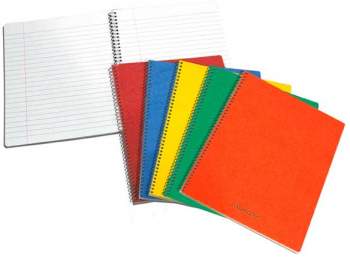 Caiet Cu Spirala A4 60 File - 80g/mp Coperti Carton Cretat Aurora - Dictando 
