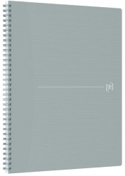 Caiet Cu Spirala A4+ Oxford Origins 70 File-90g/mp Scribzee Coperta Pp - Dictando - Gri Deschis 