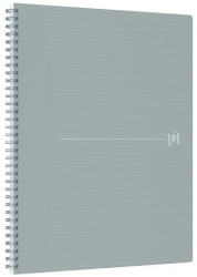 Caiet Cu Spirala A4+ Oxford Origins 70 File-90g/mp Scribzee Coperta Pp - Matematica - Gri Deschi 