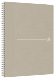 Caiet Cu Spirala A4+ Oxford Origins 70 File-90g/mp Scribzee Coperta Pp - Matematica - Nisip 