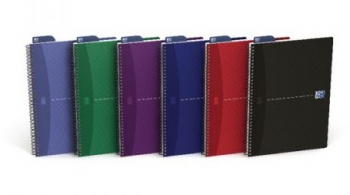 Caiet Cu Spirala A5 Oxford Office Essentials 90 File - 90g/mp Scribzee Coperta Carton - Mate 