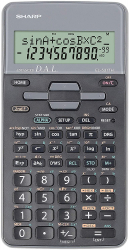 Calculator Stiintific 10 Digits 273 Functii 161x80x15mm Dual Power Sharp El-531thbgr-negru/gri 
