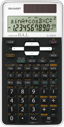 Calculator Stiintific 12 Digits 470 Functii 161x80x15 Mm Dual Power Sharp El-506tswh - Alb 