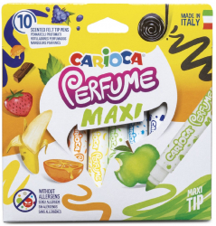Carioca Lavabila Parfumata 10 Culori/cutie Carioca Perfume Maxi 