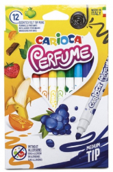 Carioca Lavabila Parfumata 12 Culori/cutie Carioca Perfume 